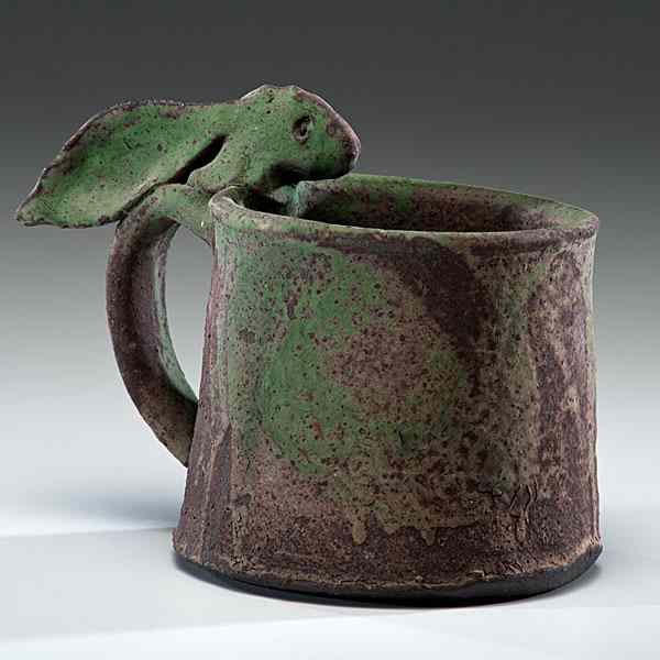 Appraisal: Ken Ferguson - USA Hare Cup Stoneware ht wd in