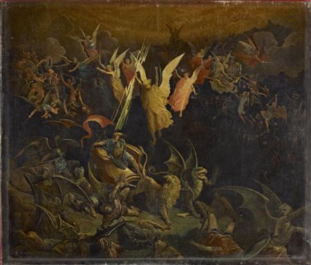 Appraisal: GUSTAVE DOR FRENCH - THE TRIUMPH OF GOOD OVER EVIL