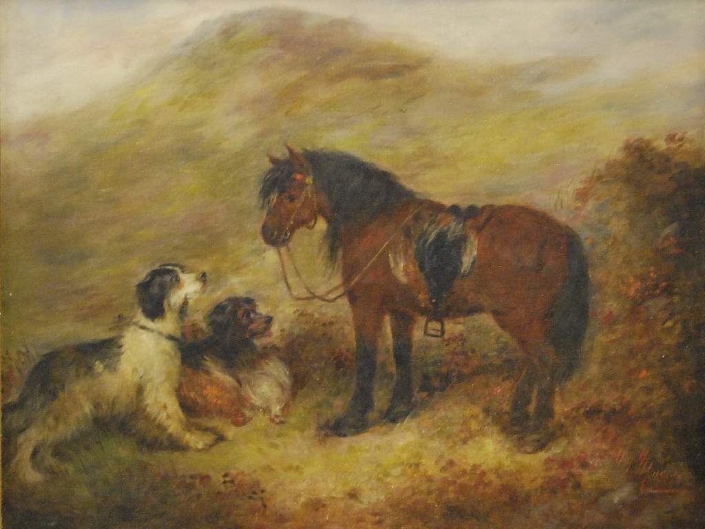 Appraisal: J D Morris - Study of a pony with two