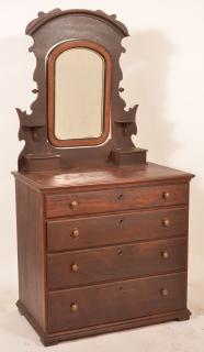 Appraisal: Cherry Four Drawer Chest of Drawers Cherry Four Drawer Chest