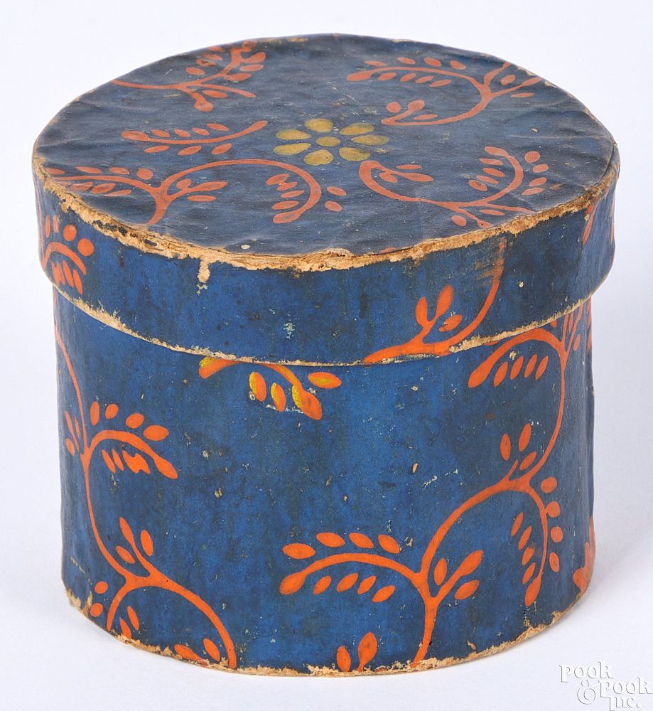 Appraisal: Small Pennsylvania wallpaper box Small Pennsylvania wallpaper box th c