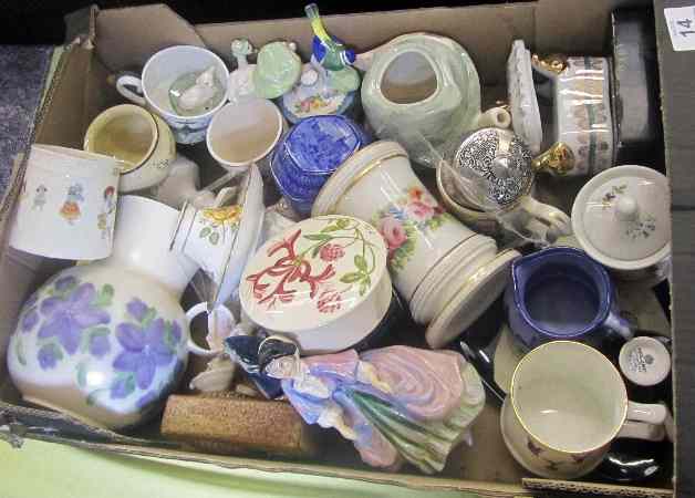 Appraisal: Interesting Tray Lot comprising of Aynsley Cups and Saucers Various