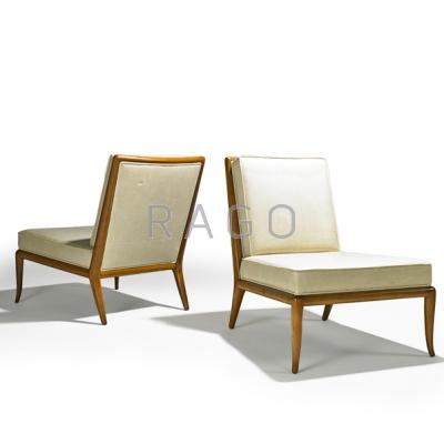 Appraisal: T H ROBSJOHN GIBBINGS WIDDICOMB Pair of lounge chairs Grand