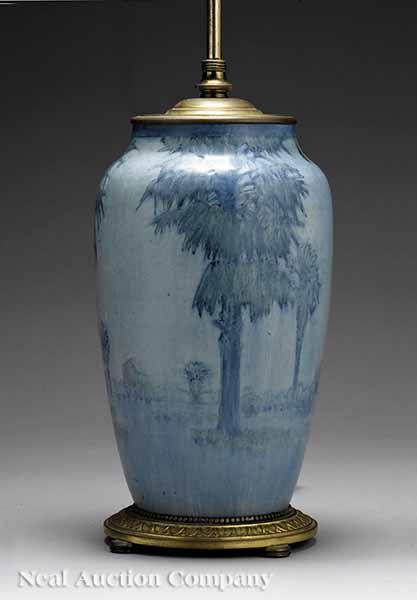 Appraisal: A Newcomb College Art Pottery Matte Glaze Vase before blue