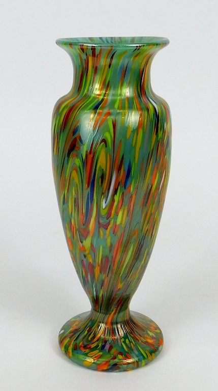 Appraisal: Austrian Czech Loetz Art Glass AUSF Vase Austria Circa Baluster