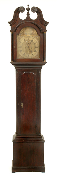 Appraisal: A GEORGE III MAHOGANY LONGCASE CLOCK Robert Alexander Leith Having