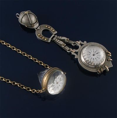 Appraisal: Of racing interest a silver mounted open-faced fob watch suspended