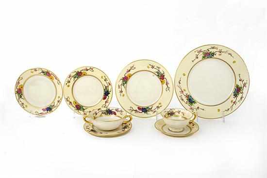 Appraisal: Lenox porcelain dinner service Mandarin pattern comprising dinner plates Dia