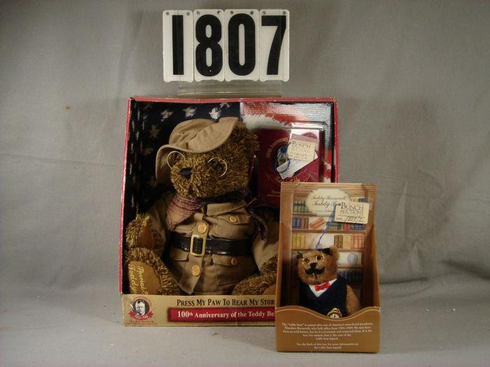 Appraisal: Lot of Teddy Roosevelt Bears in original boxes including th