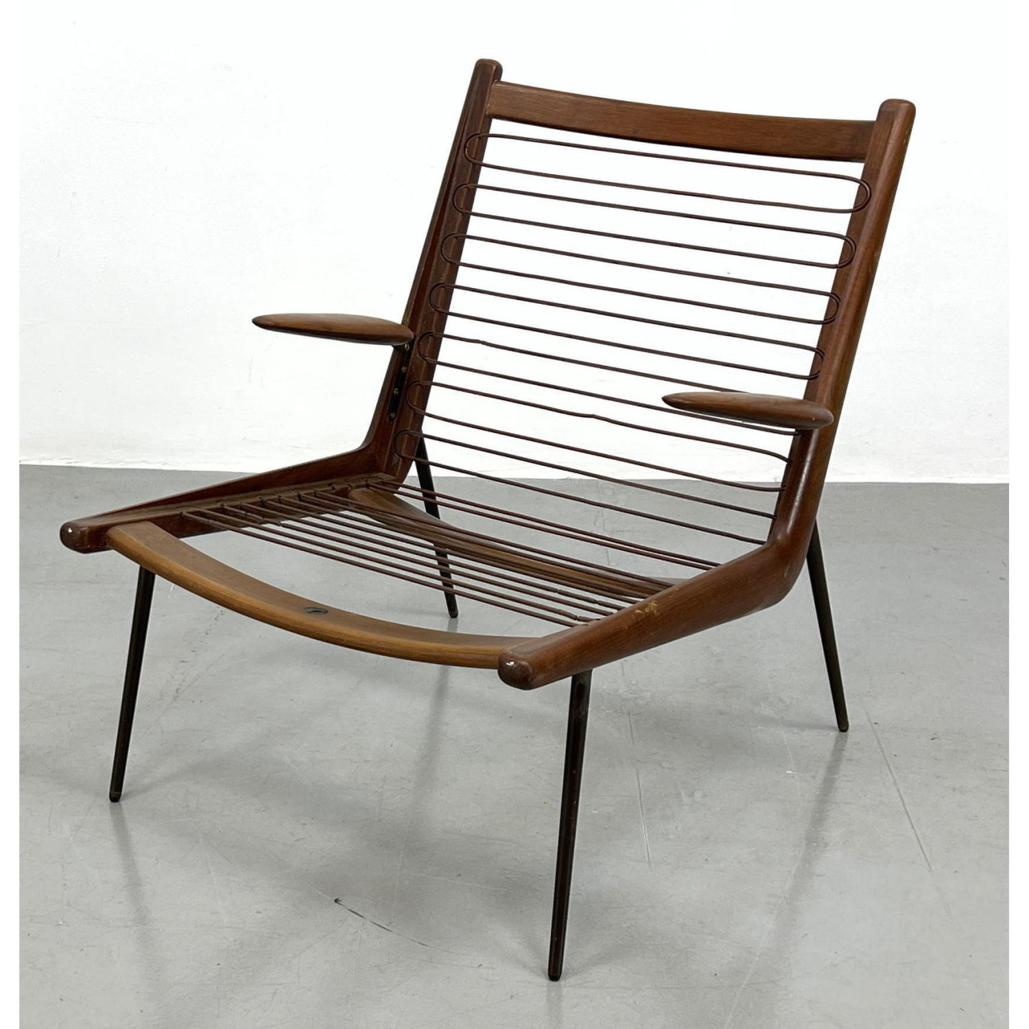 Appraisal: Peter Hvidt and Orla Molgaard Nielsen Boomerang Lounge Chair FD-