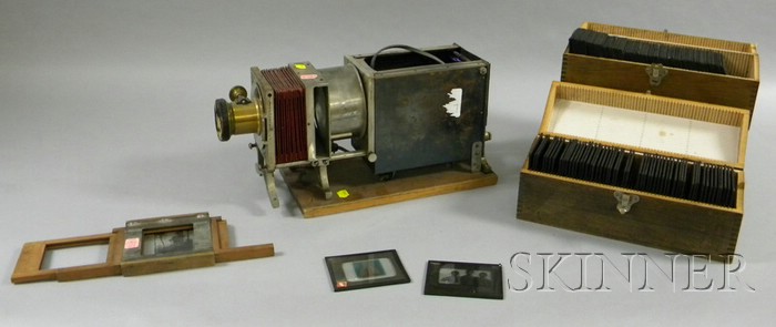 Appraisal: Bulb-illuminated Slide Projector The Enterprise Optical Manufacturing Co the projector