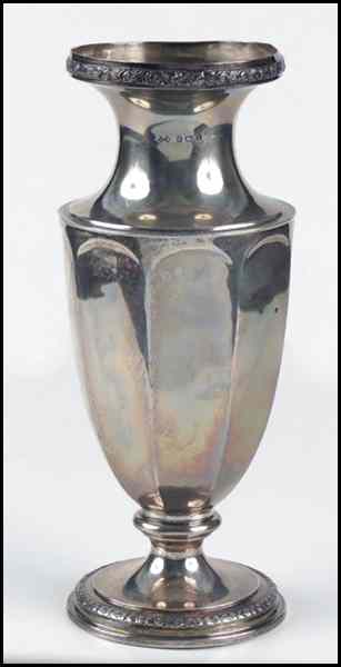 Appraisal: ENGLISH SILVER VASE Height '' Weight ozt Condition No Specific