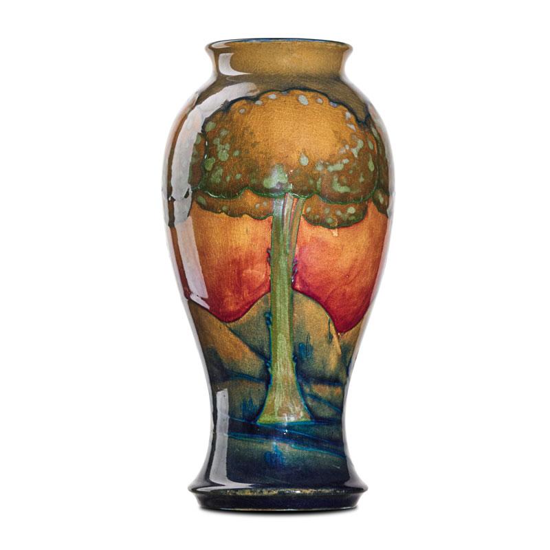 Appraisal: MOORCROFT Eventide vase Condition Report One very short very tight