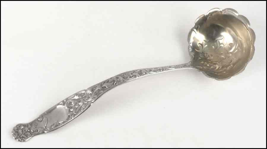 Appraisal: MERMOD JACCARD COMPANY STERLING SILVER LADLE Bearing a blank cartouche