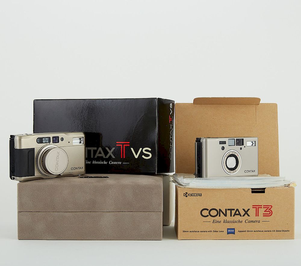 Appraisal: Grp Contax Cameras TVS T and T Group of three