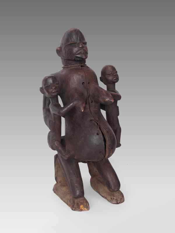 Appraisal: AFRICAN TANZANIA MOKONDE FERTILITY FIGURE '' x '' x ''CONDITION