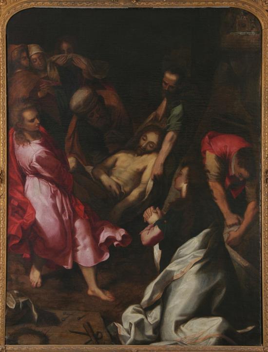 Appraisal: FOLLOWER OF FEDERICO BAROCCI Italian - THE ENTOMBMENT OF CHRIST