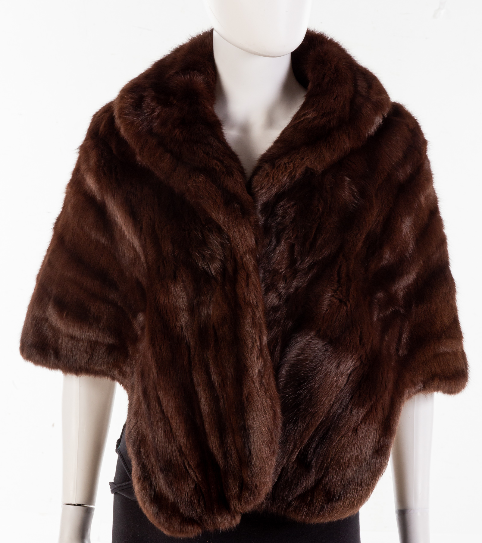 Appraisal: VINTAGE S AMBER MINK STOLE