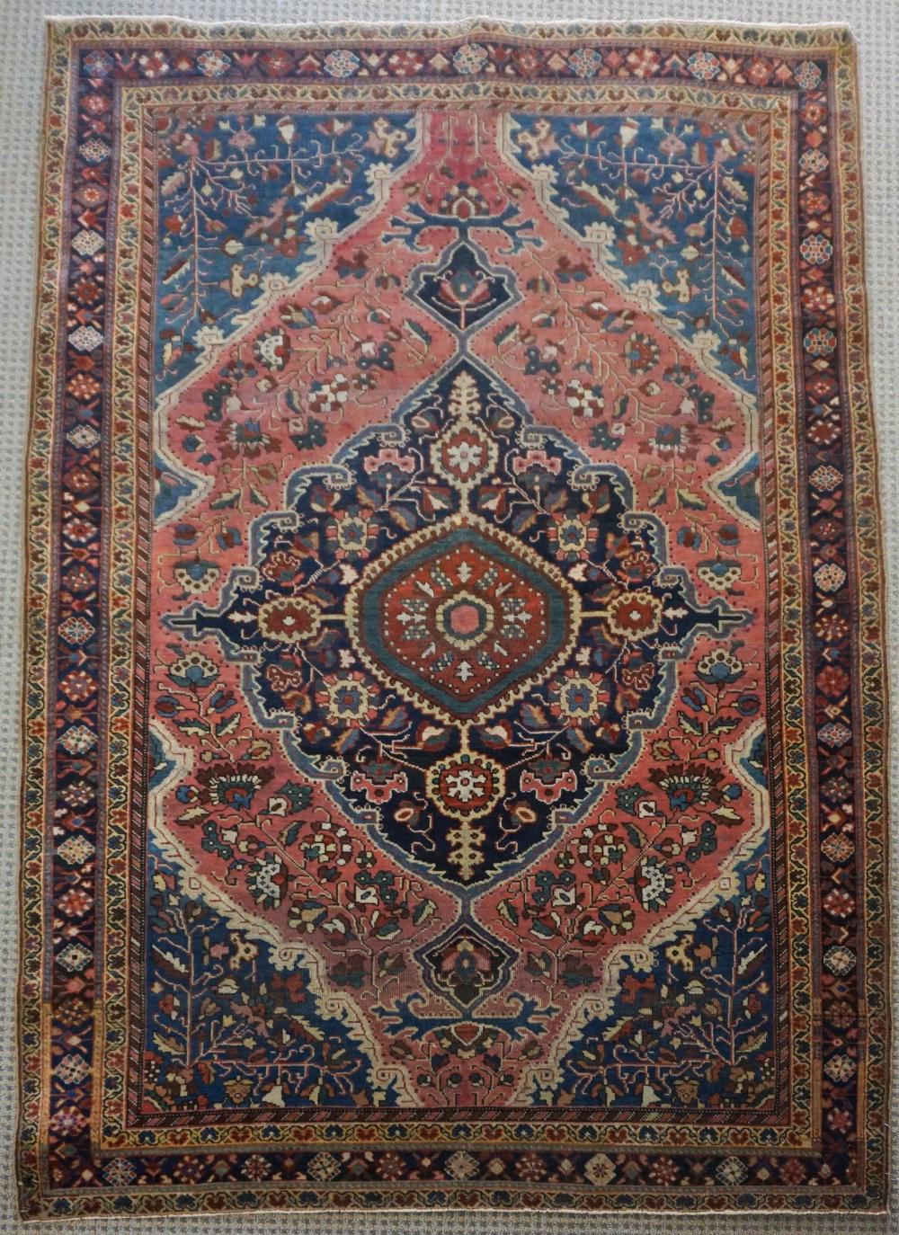 Appraisal: FERAHAN SAROUK RUG FT IN X FT INFerahan Sarouk Rug