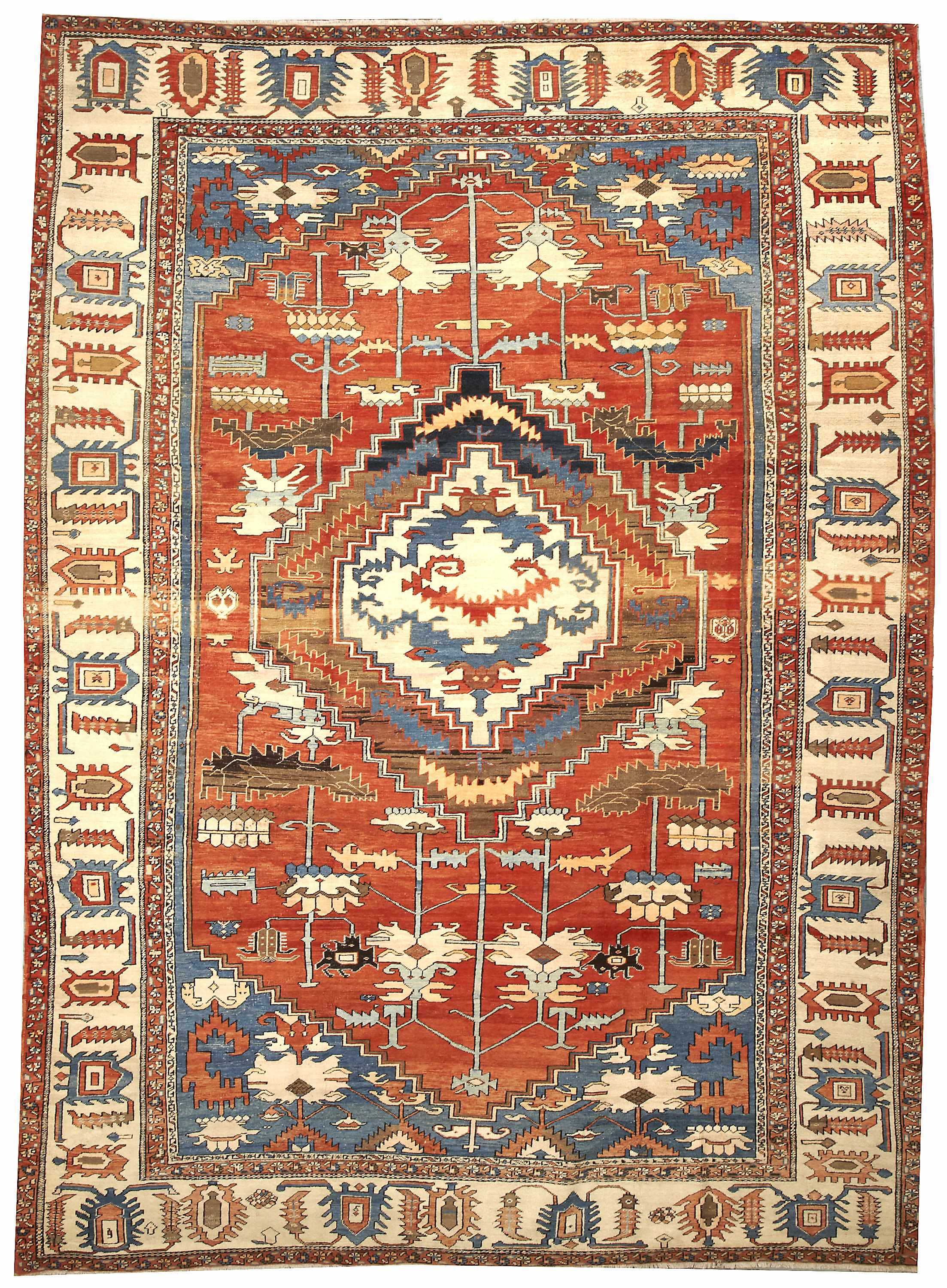 Appraisal: A Serapi carpet Northwest Persialate th centurysize approximately ft in