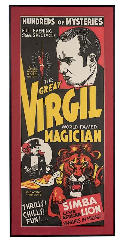 Appraisal: The Great Virgil Pair of Posters Virgil Virgil Harris Mulkey