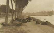 Appraisal: Alfred Stieglitz American - On the Seine - Near Paris