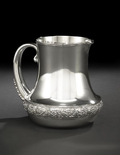 Appraisal: Tiffany Sterling Silver Water Pitcher the pattern introduced in New