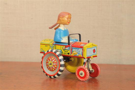 Appraisal: TIN WIND UP TOY A Marx crazy car with a