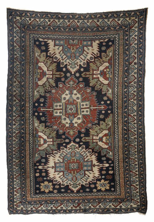 Appraisal: A Seychour rug early th century the indigo field with