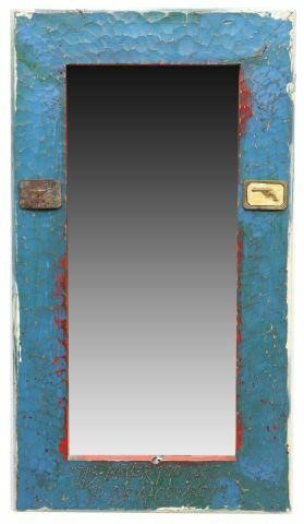 Appraisal: Southwest folk art wall mirror LD Burke III Cowboy Furniture