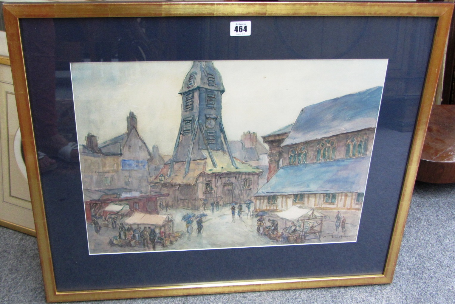 Appraisal: F T early th century Honfleur watercolour cm x cm