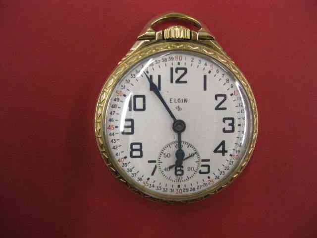 Appraisal: Elgin Railroad Pocketwatch jewels B W Raymond model stem wind