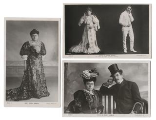 Appraisal: Zancigs The Julius and Agnes Three Real Photo Postcards RPPCs