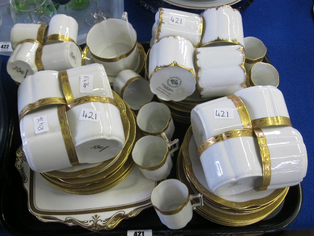 Appraisal: Tray lot comprising assorted Rosenthal and Czech teawares