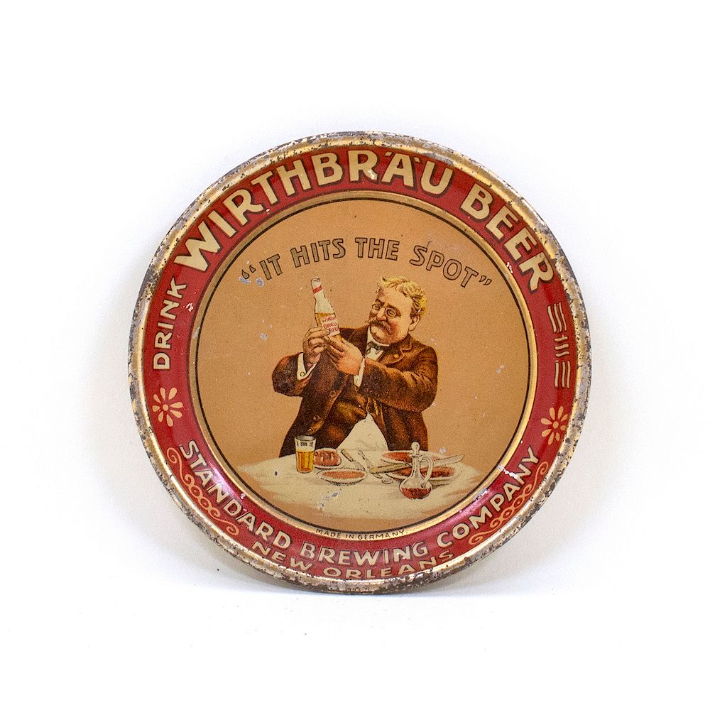 Appraisal: Standard Brewing Wirthbrau Beer Tip Tray Reference n a Brewery