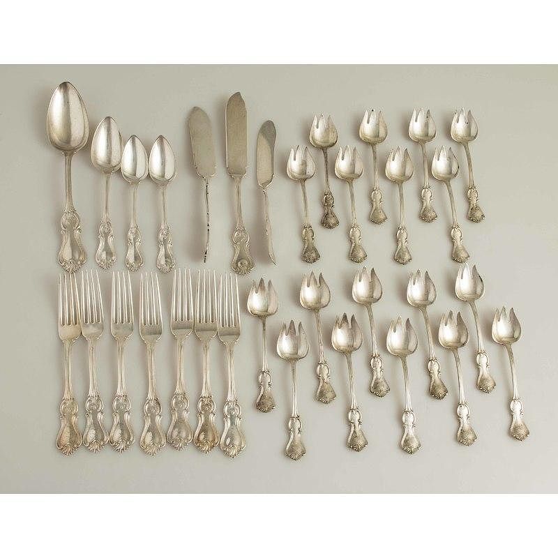 Appraisal: Silver Flatware Prince Albert Pattern assorted pieces silver flatware Prince