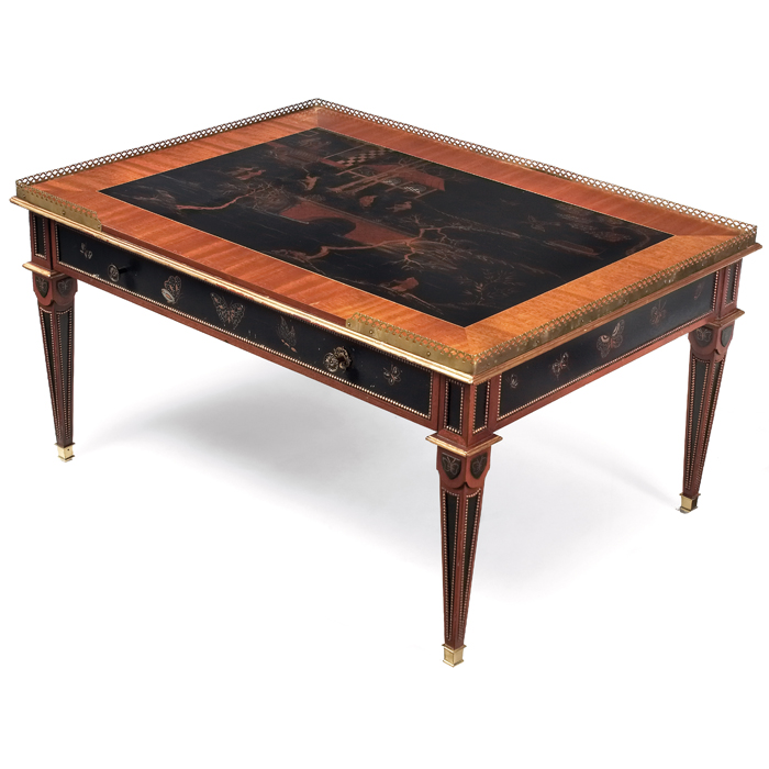 Appraisal: E J Victor coffee table from the Newport Historic Collection