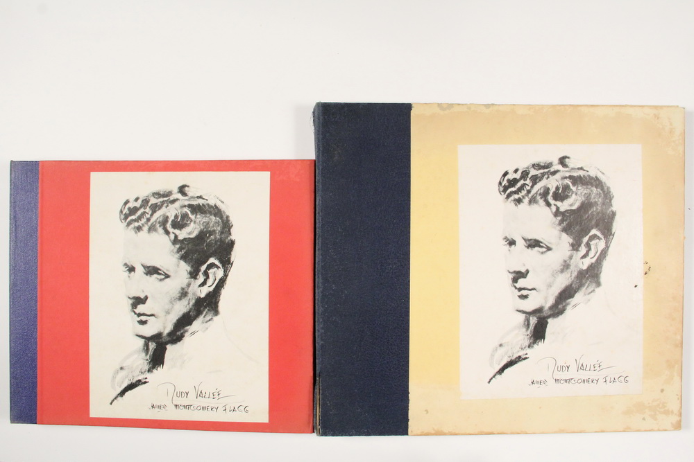 Appraisal: RARE RUDY VALLEE RECORDINGS - These are his personal belongings