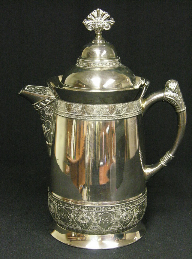 Appraisal: ST LOUIS VICTORIAN SILVERPLATE PITCHER Pelton Brothers Large estate piece