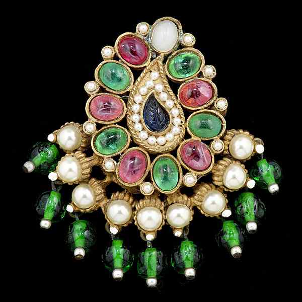 Appraisal: Kenneth Jay Lane Vintage Brooch Kenneth Jay Lane signed brooch