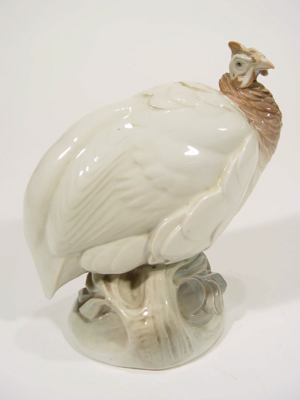 Appraisal: Hand painted Continental porcelain turkey signature and factory mark to