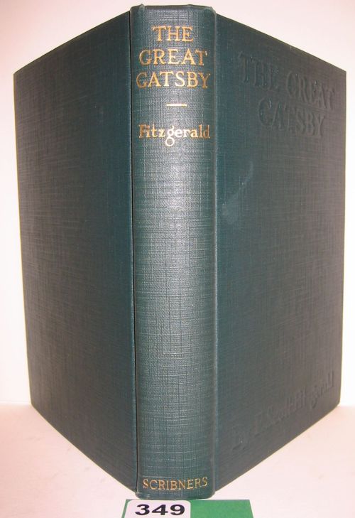 Appraisal: FITZGERALD F SCOTT The Great Gatsby vo gilt- and blindstamped