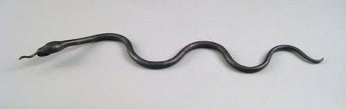 Appraisal: Wrought iron barn snake early th c l