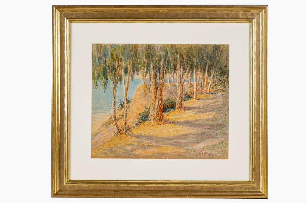 Appraisal: WILLIAM LEES JUDSON - CALIFORNIA COASTwatercolor on paper signed lower