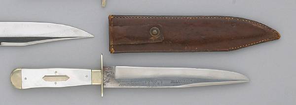 Appraisal: An English IXL bowie knife by Wostenholm amp Son The