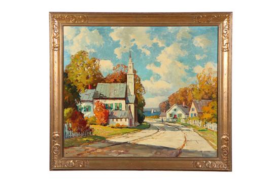 Appraisal: CAPE COD BY CAMILLO ADRIANI AMERICAN TH CENTURY Oil on