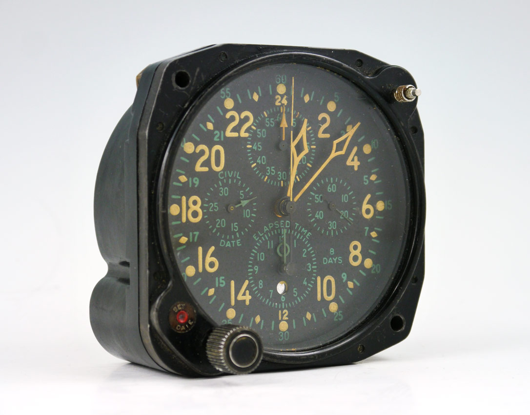 Appraisal: WORLD WAR II ERA HAMILTON ''BOMBER'' CLOCK Model AN -