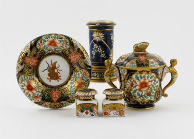 Appraisal: Spode porcelain richly decorated with Japan patterns painted marks and