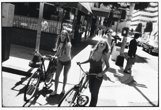 Appraisal: WINOGRAND GARRY - Untitled two women with bikes Silver print