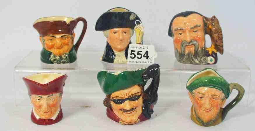 Appraisal: Royal Doulton Miniature Size Character Jugs Dick Turpin George Washington